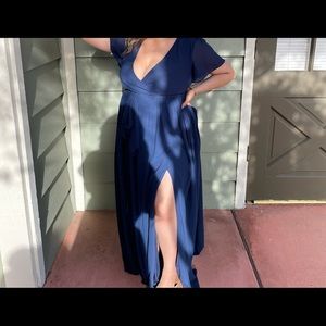 Navy blue dress